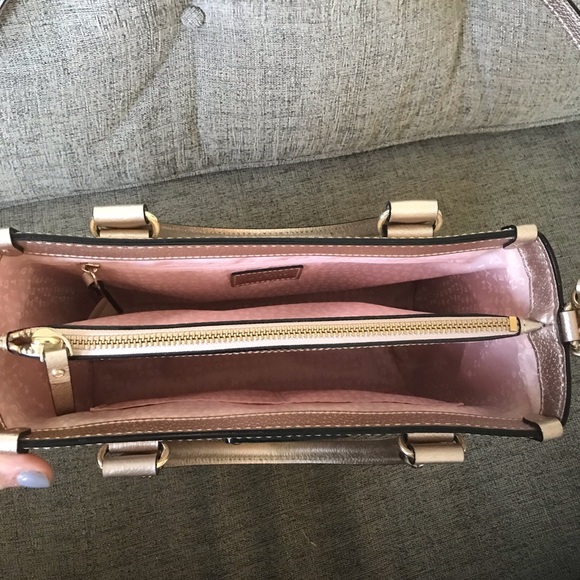 Rose Gold Kate Spade Purse - Picture 3 of 4